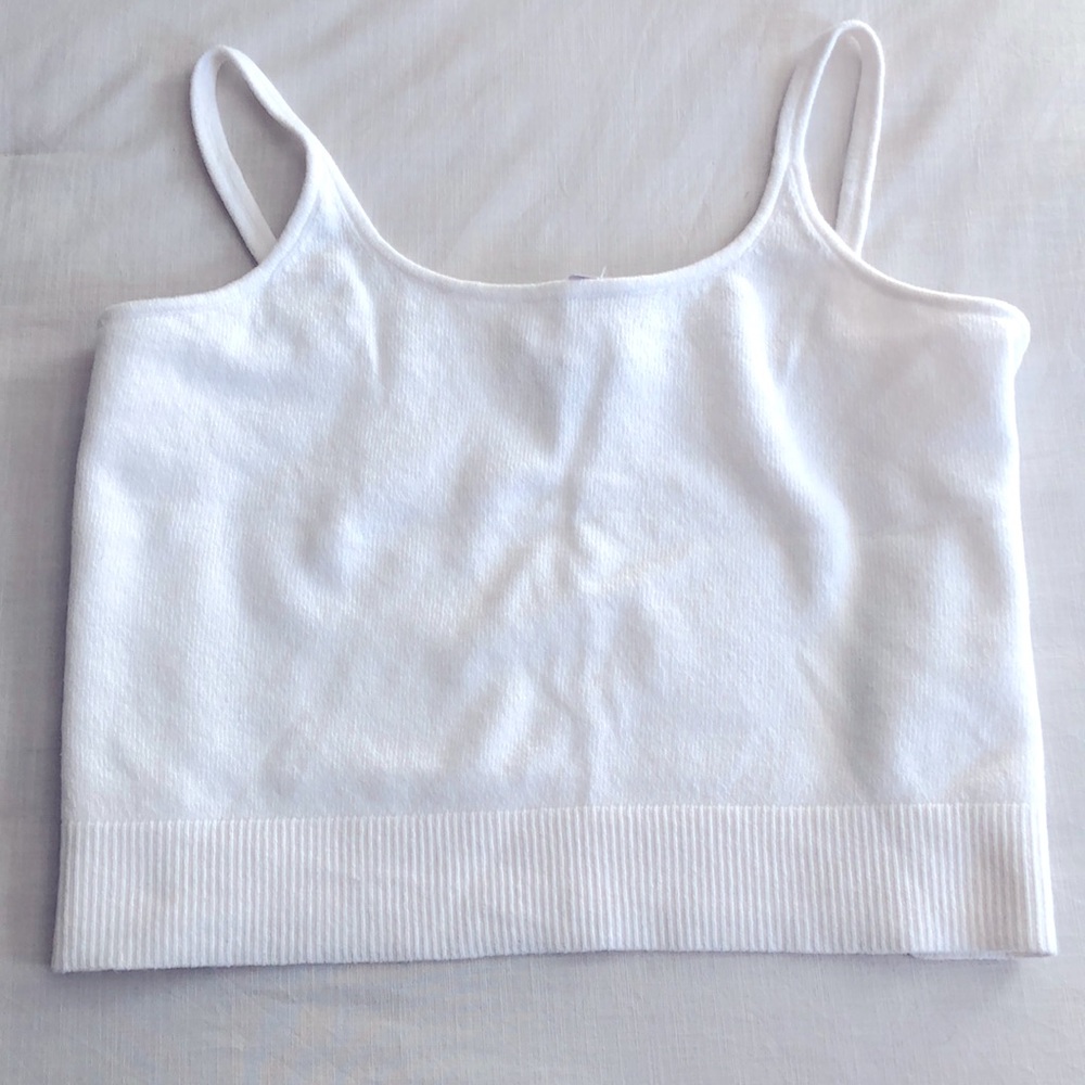 Cropped Sweater Tank Top